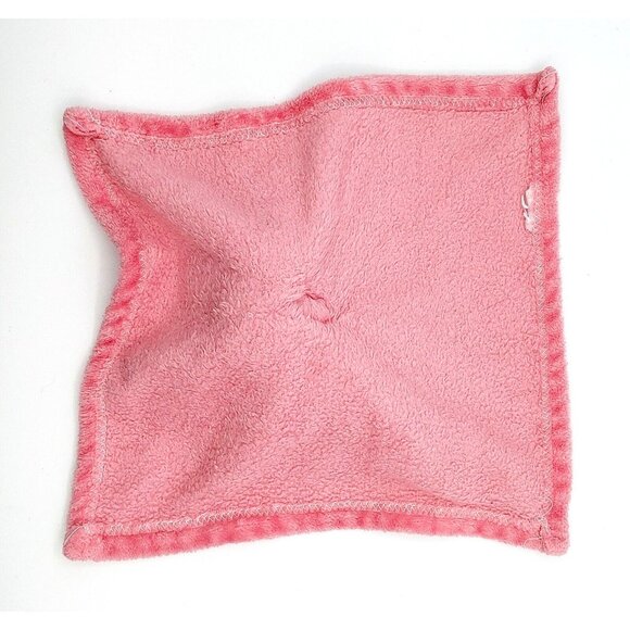 Nemcor Gray Bear Lovey Pink Security Blanket Plush Stuffed Animal Toy - Picture 4 of 4